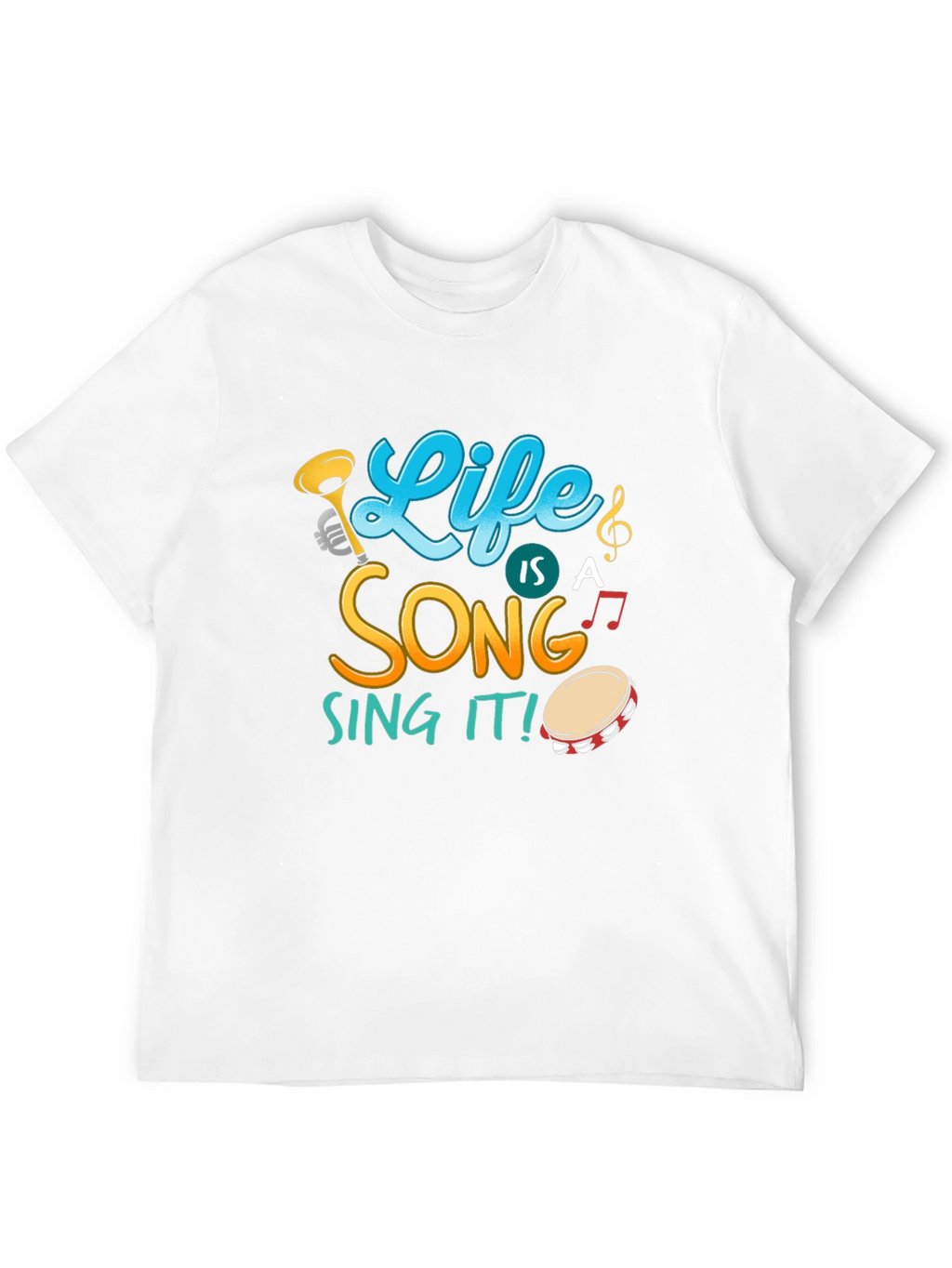 Life Is A Song Black T-Shirt