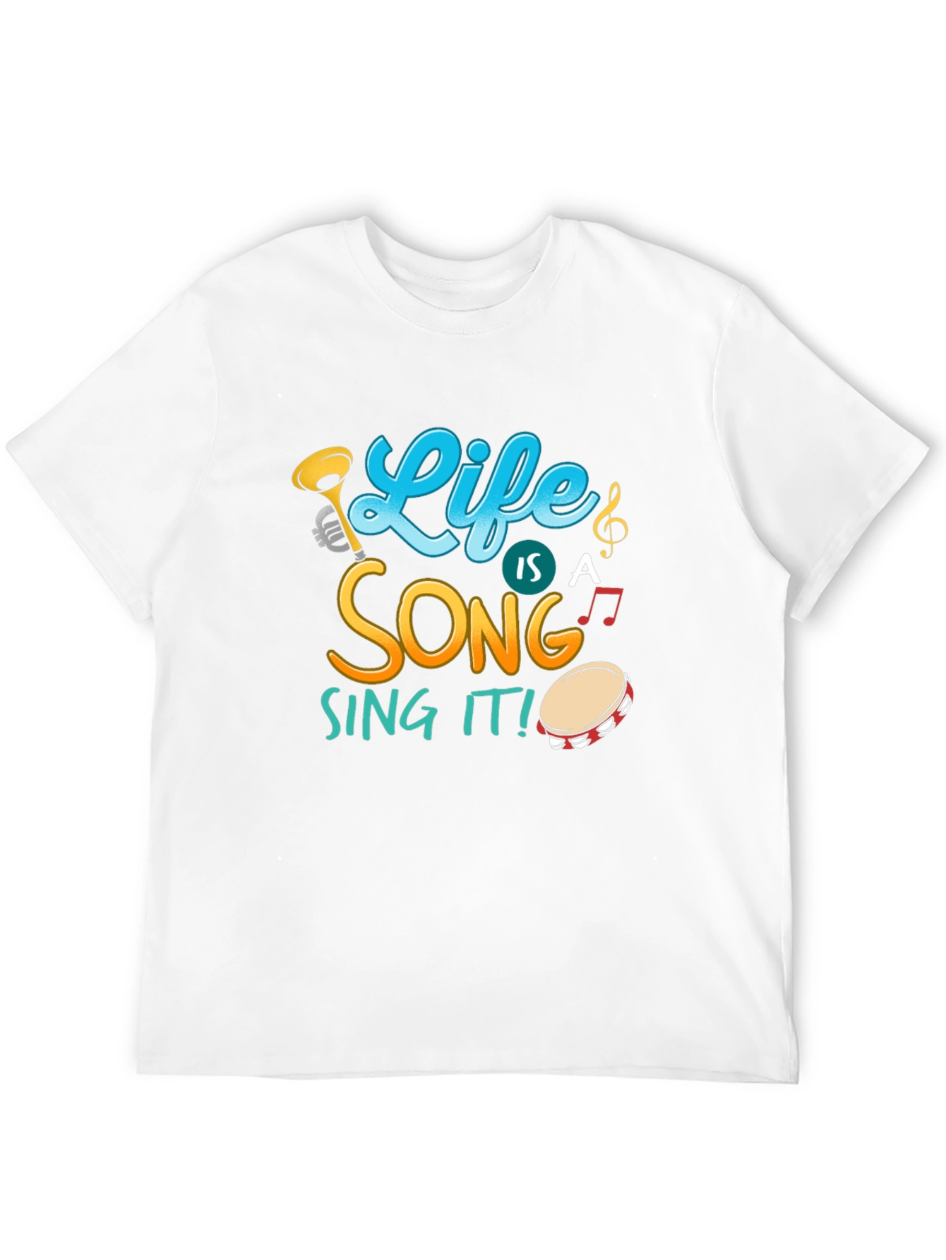 Life Is A Song Black T-Shirt