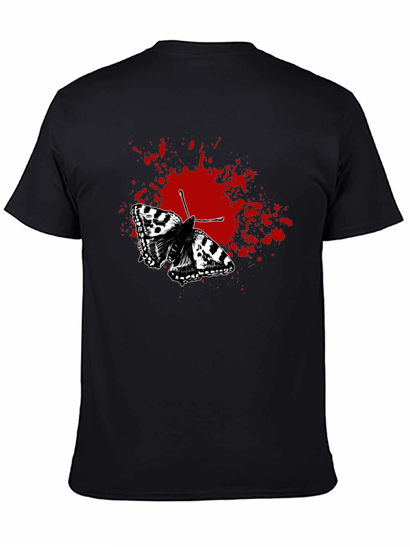 Butterfly Splatter Graphic T-Shirt