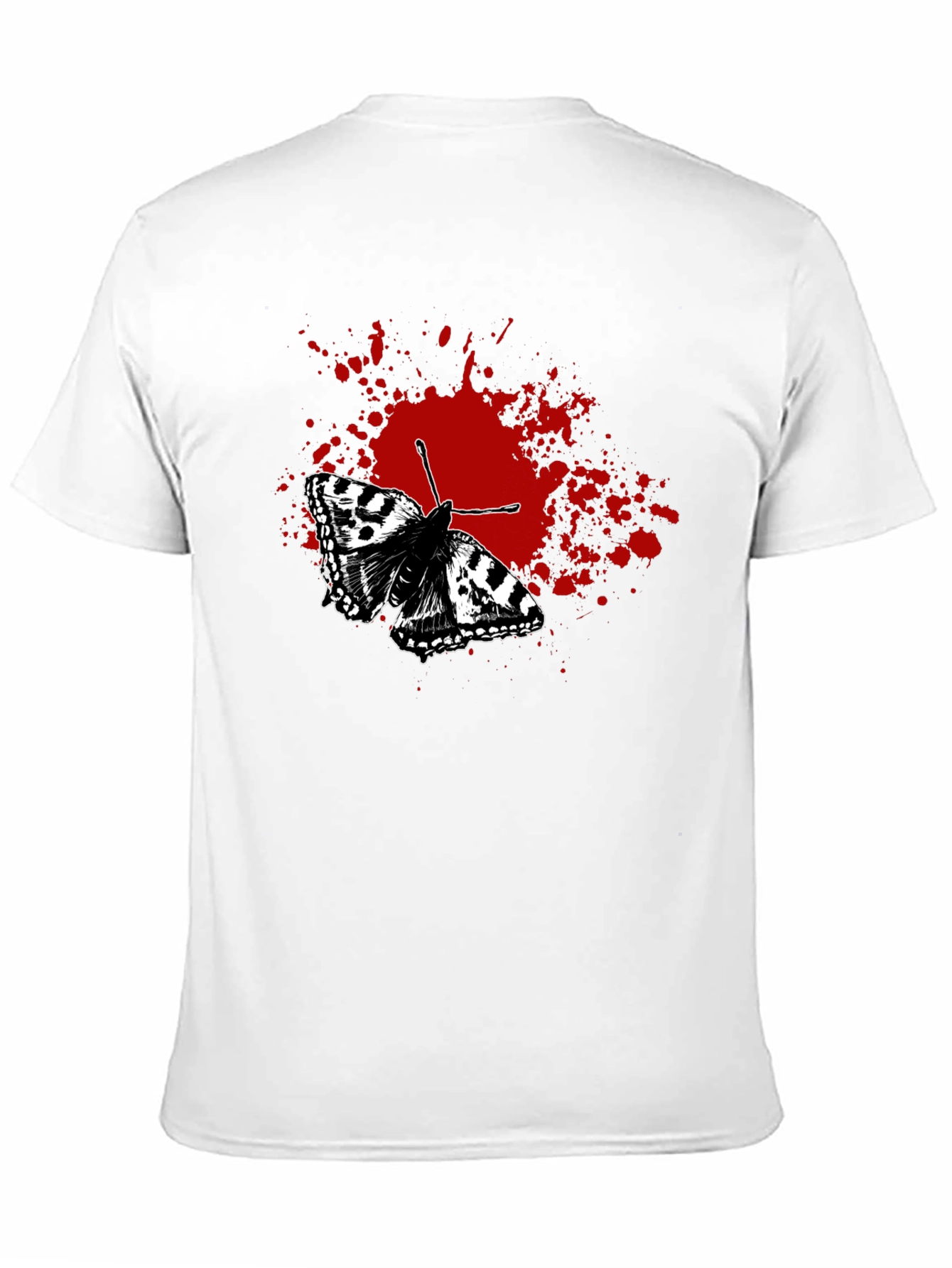 Butterfly Splatter Graphic T-Shirt