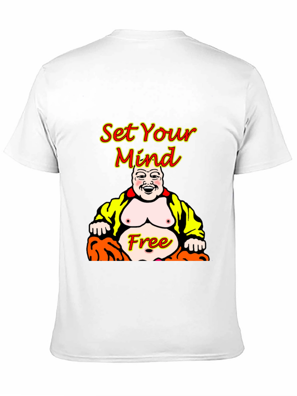 Set Your Mind Free Buddha Graphic T-Shirt
