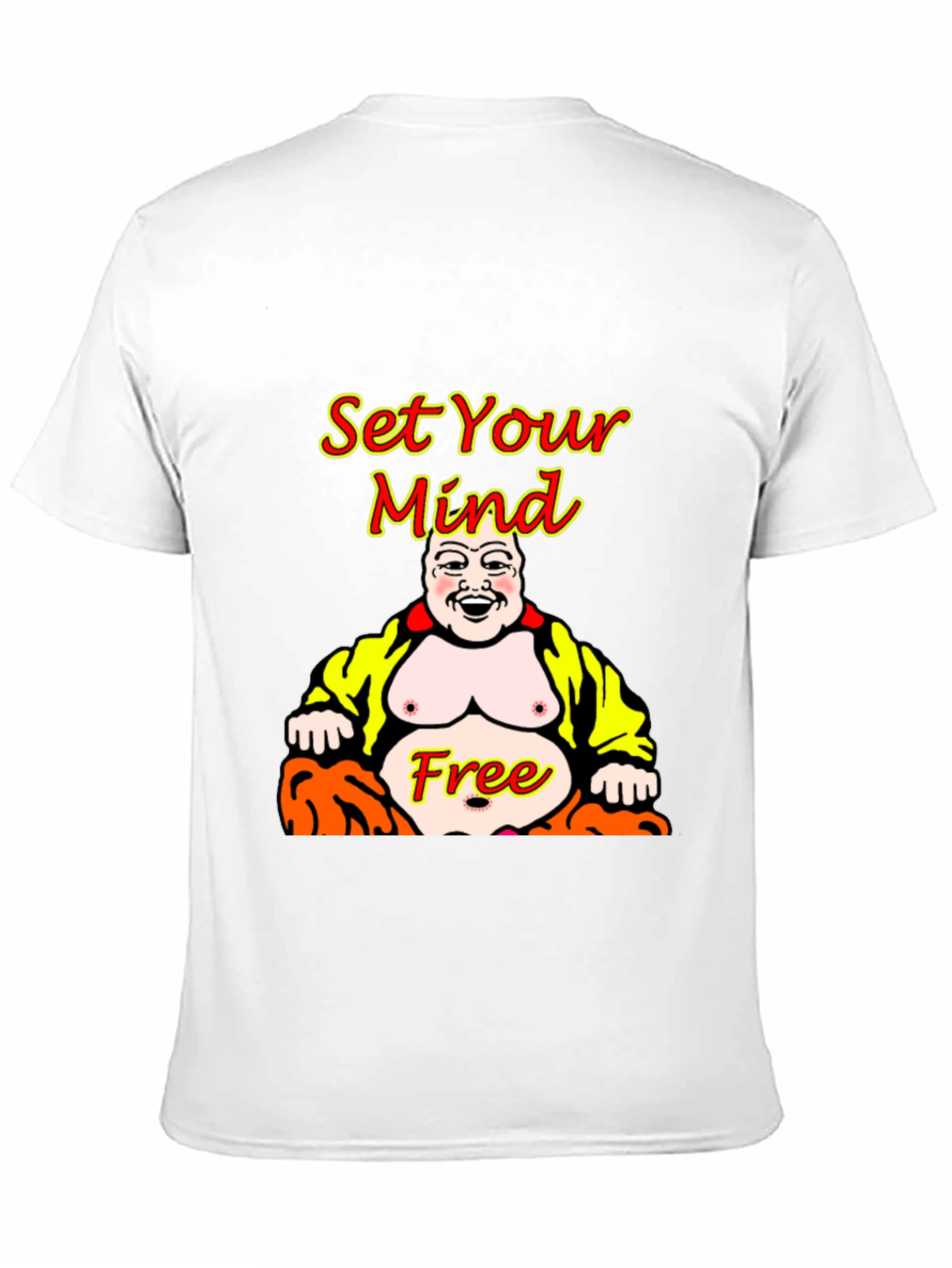 Set Your Mind Free Buddha Graphic T-Shirt