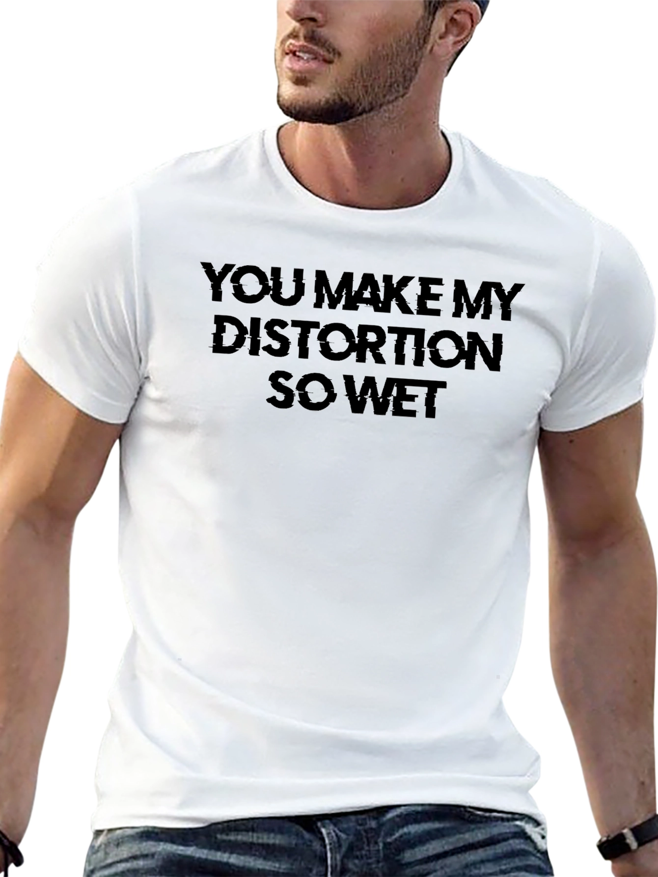 Distortion So Wet Black Graphic Tee
