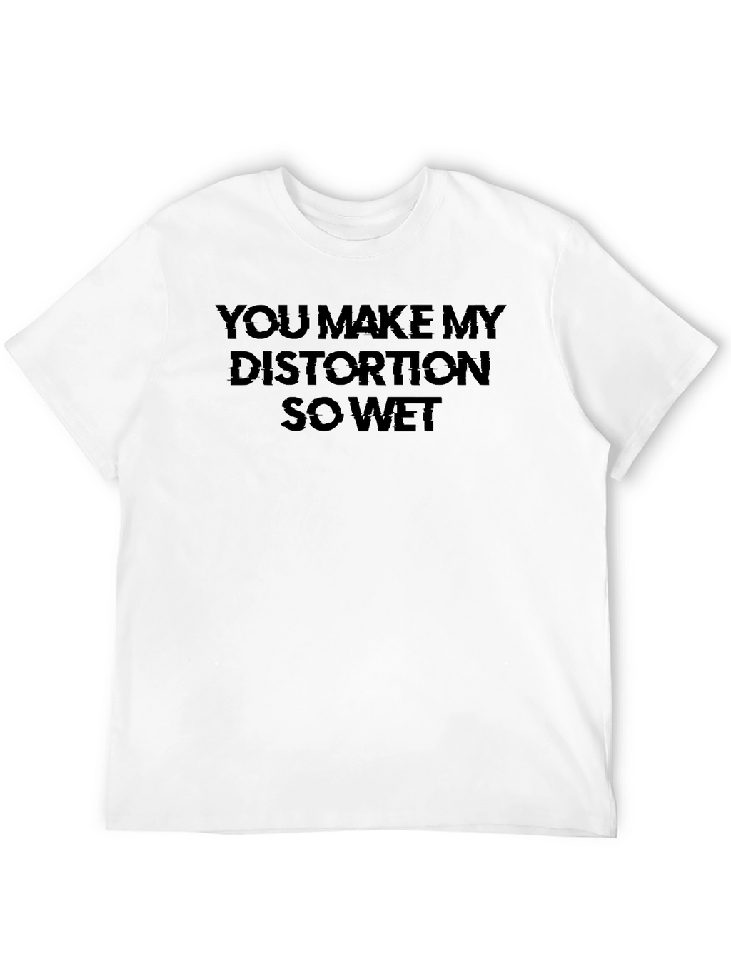 Distortion So Wet Black Graphic Tee