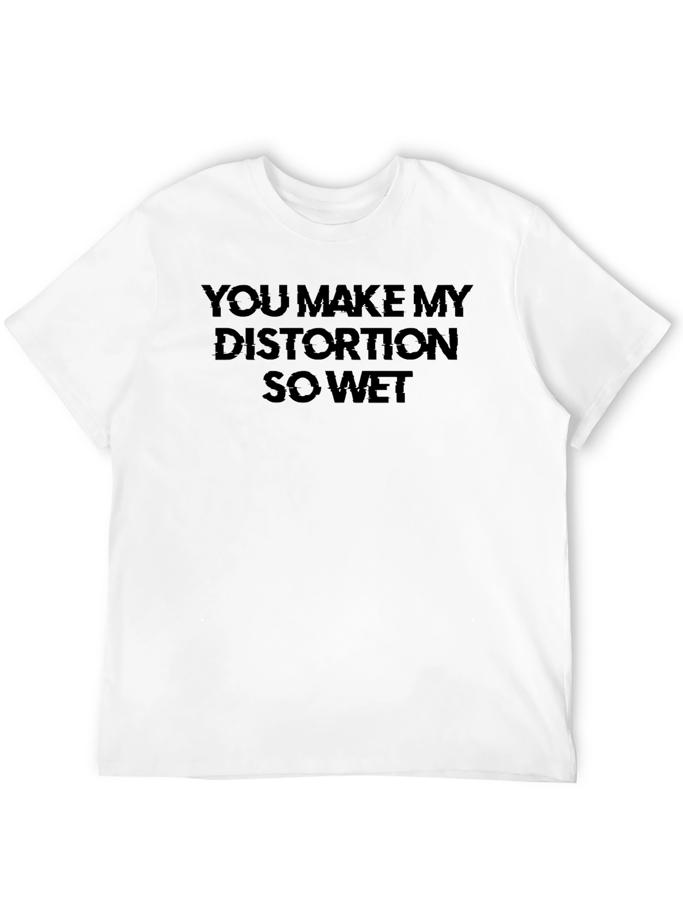 Distortion So Wet Black Graphic Tee