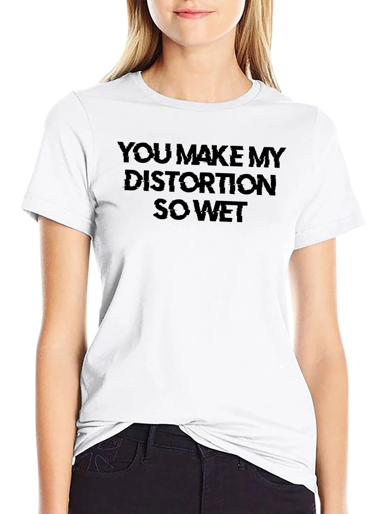 Distortion So Wet Black Graphic Tee