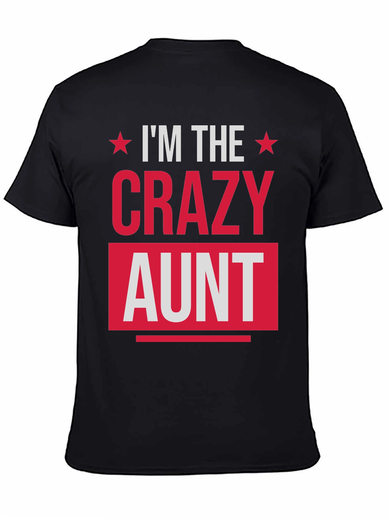 Crazy Aunt T-Shirt Novelty Graphic Tee