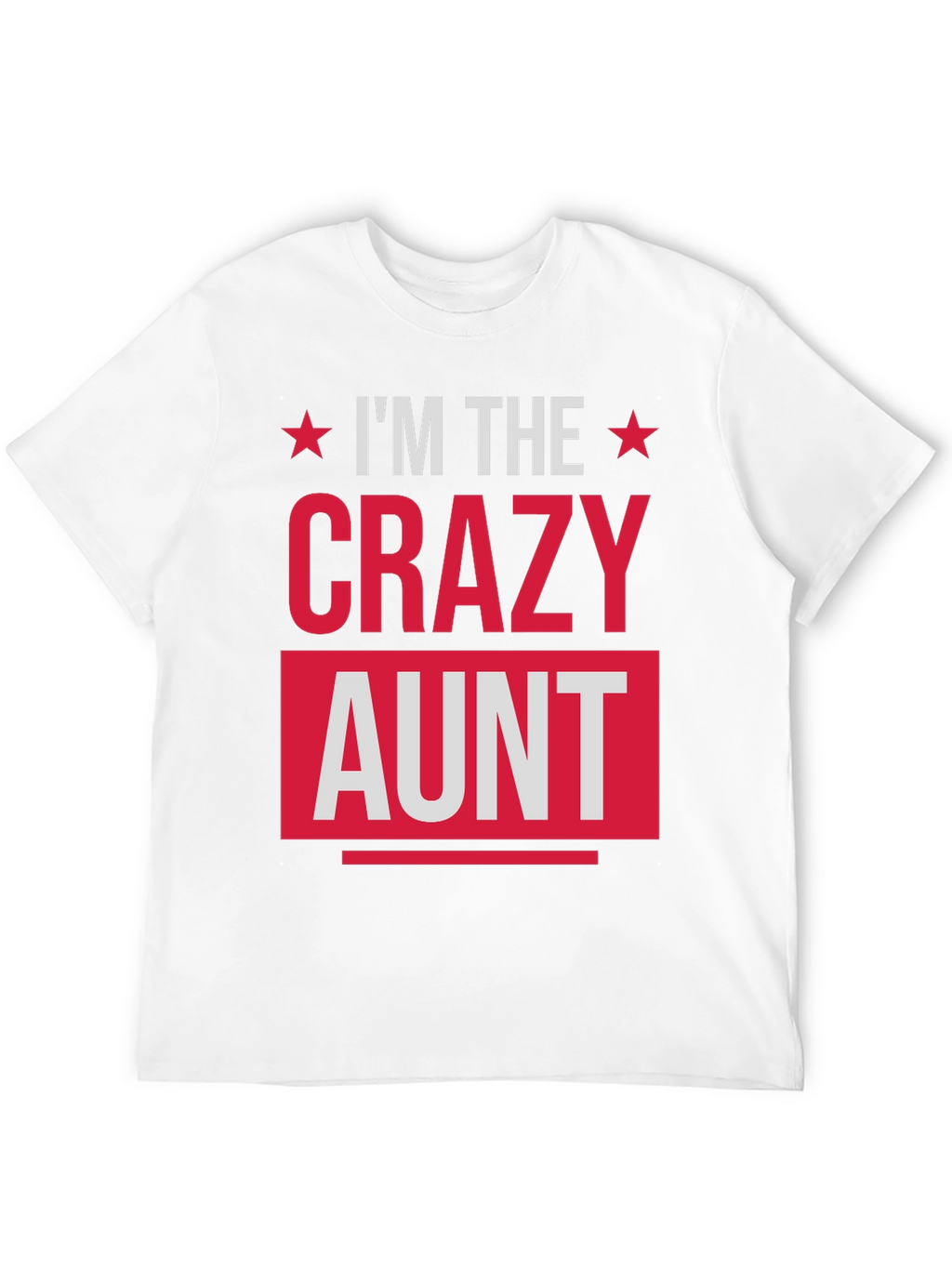 Crazy Aunt T-Shirt Novelty Graphic Tee