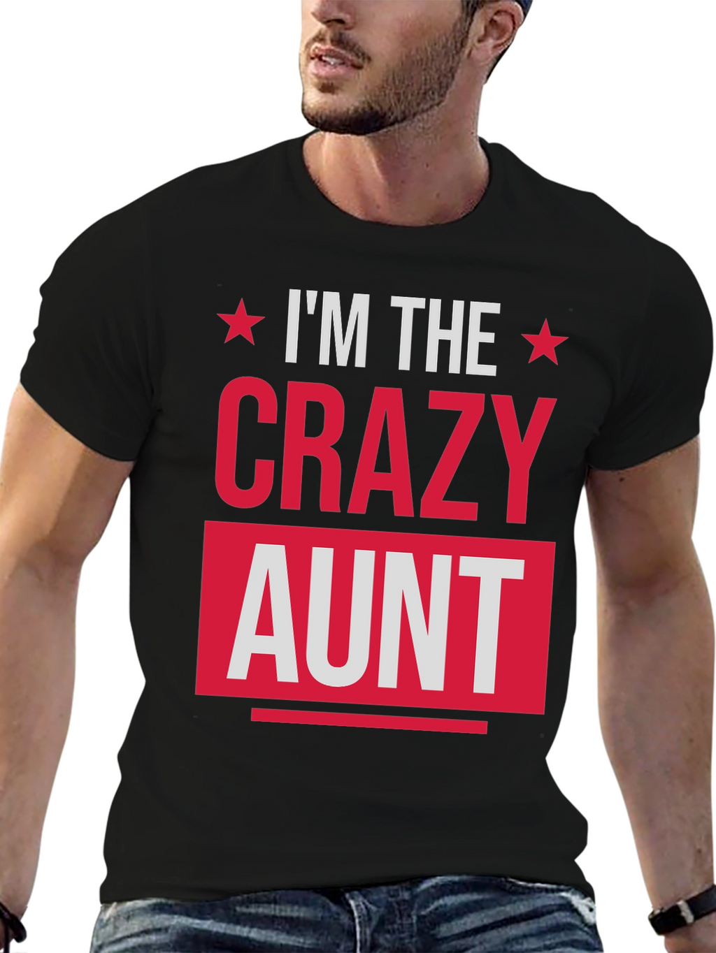 Crazy Aunt T-Shirt Novelty Graphic Tee