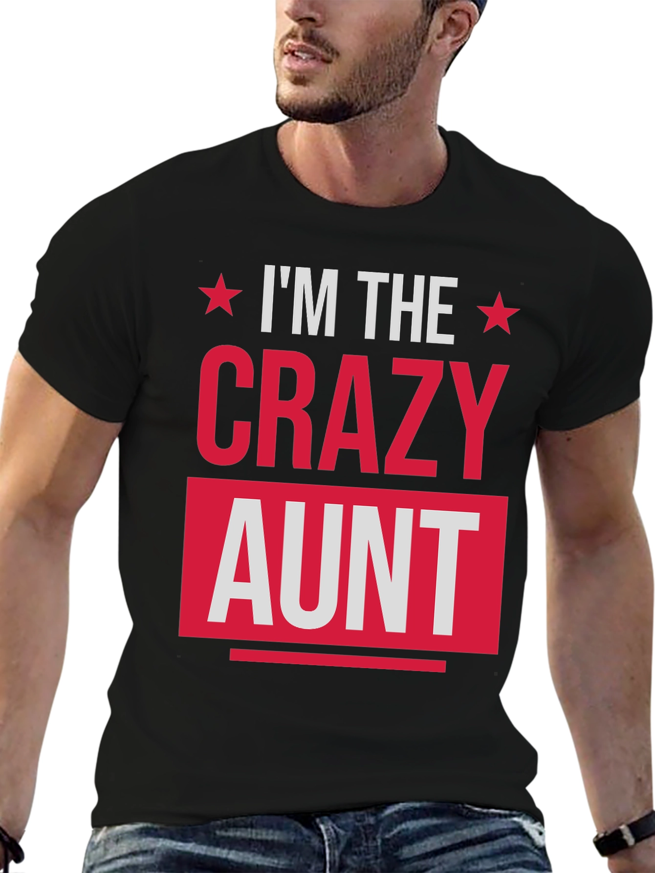 Crazy Aunt T-Shirt Novelty Graphic Tee