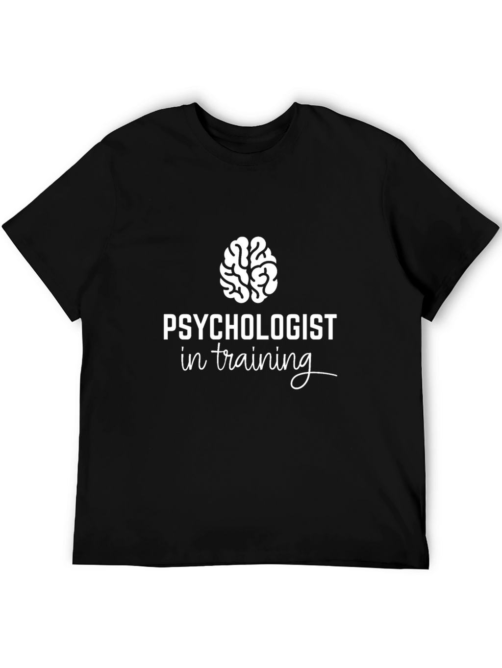 Psychologist In Training Graphic Tee - Black