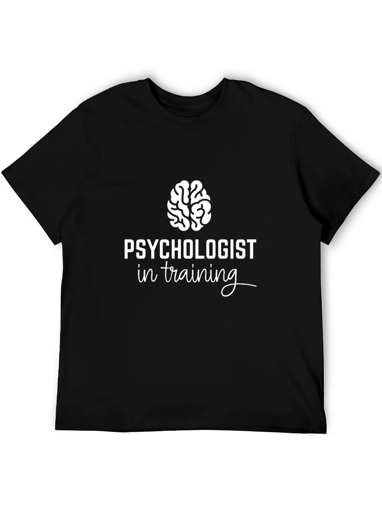 Psychologist In Training Graphic Tee - Black