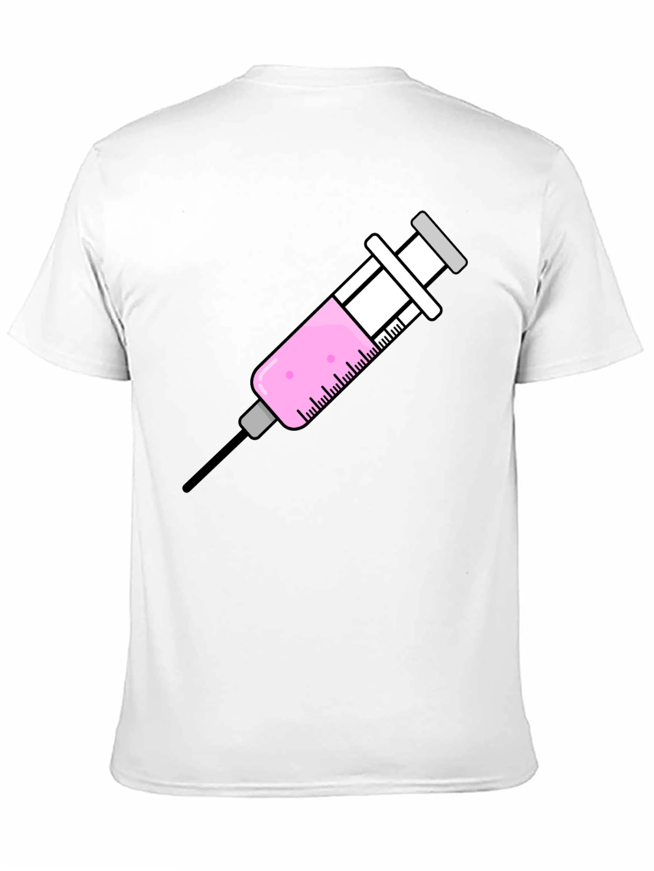 Syringe Graphic Tee - Novelty Design