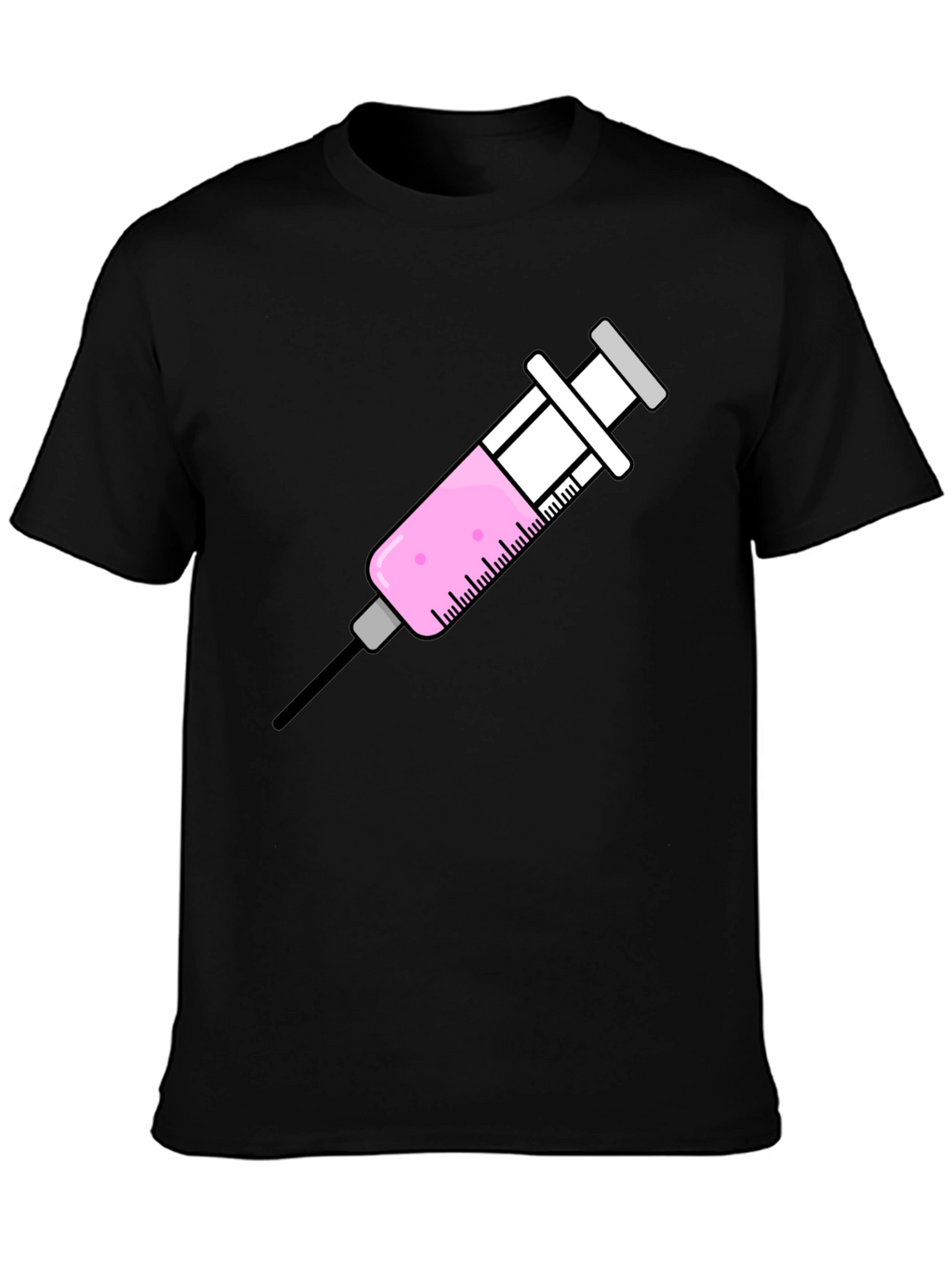 Syringe Graphic Tee - Novelty Design