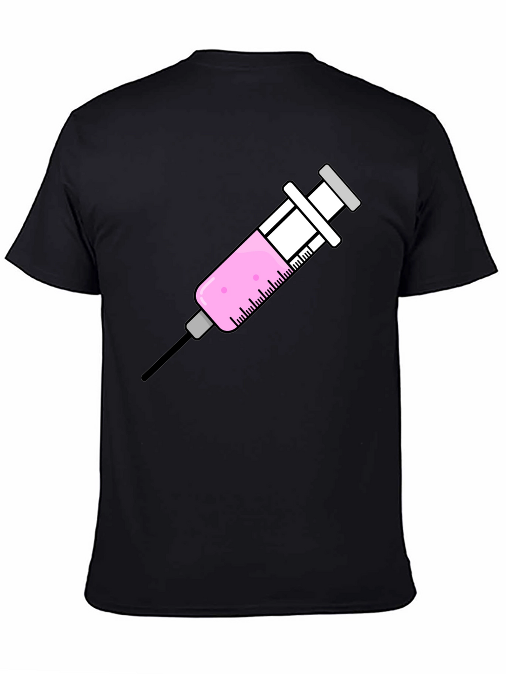 Syringe Graphic Tee - Novelty Design