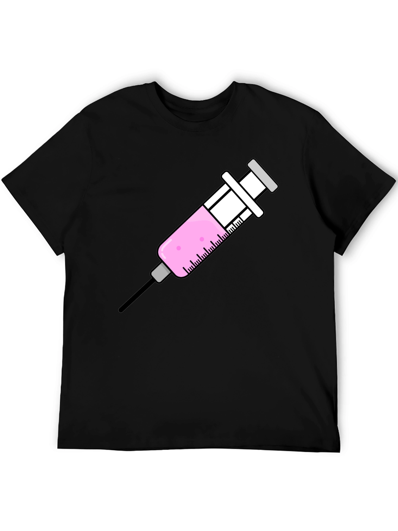 Syringe Graphic Tee - Novelty Design