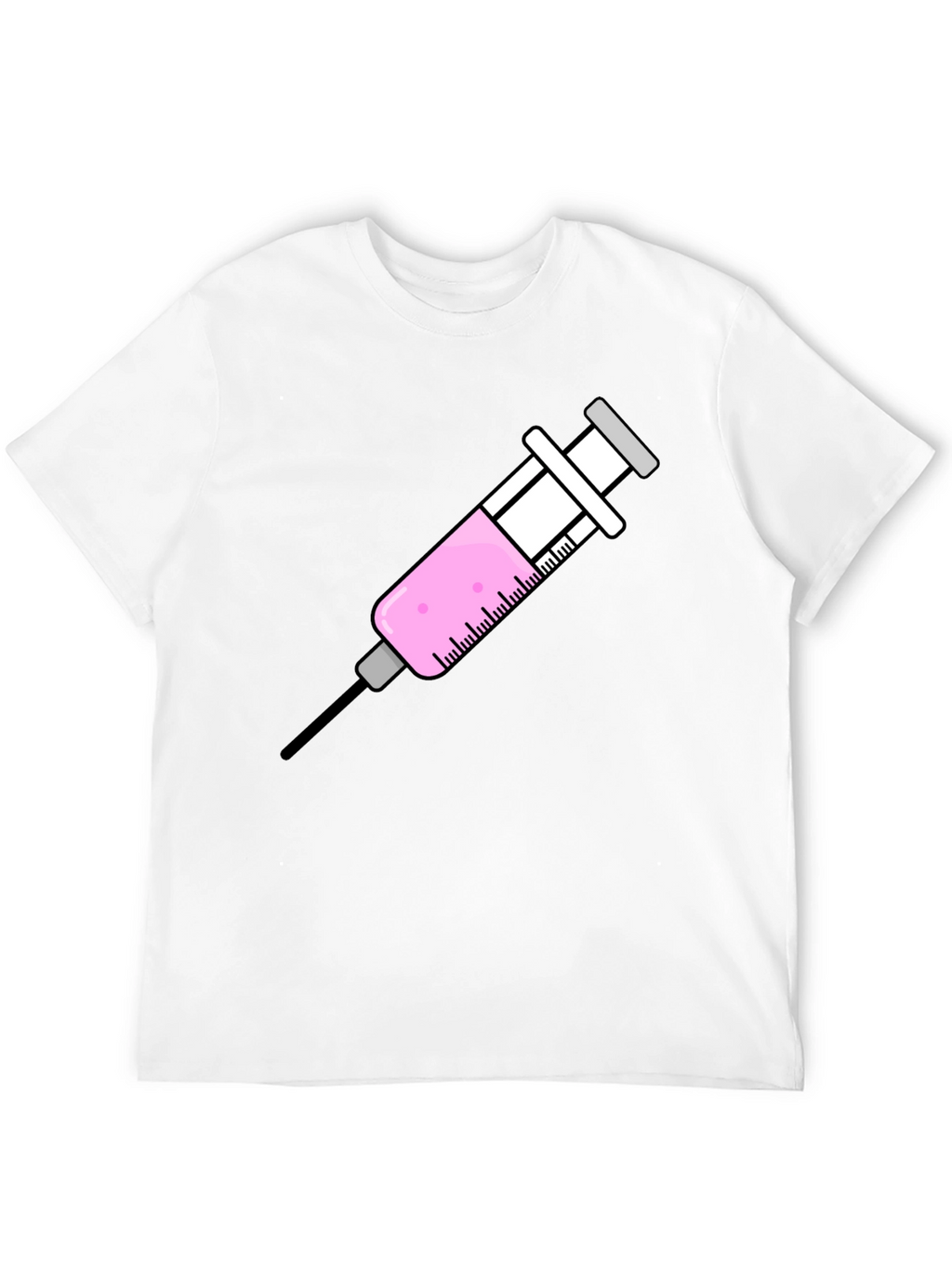 Syringe Graphic Tee - Novelty Design