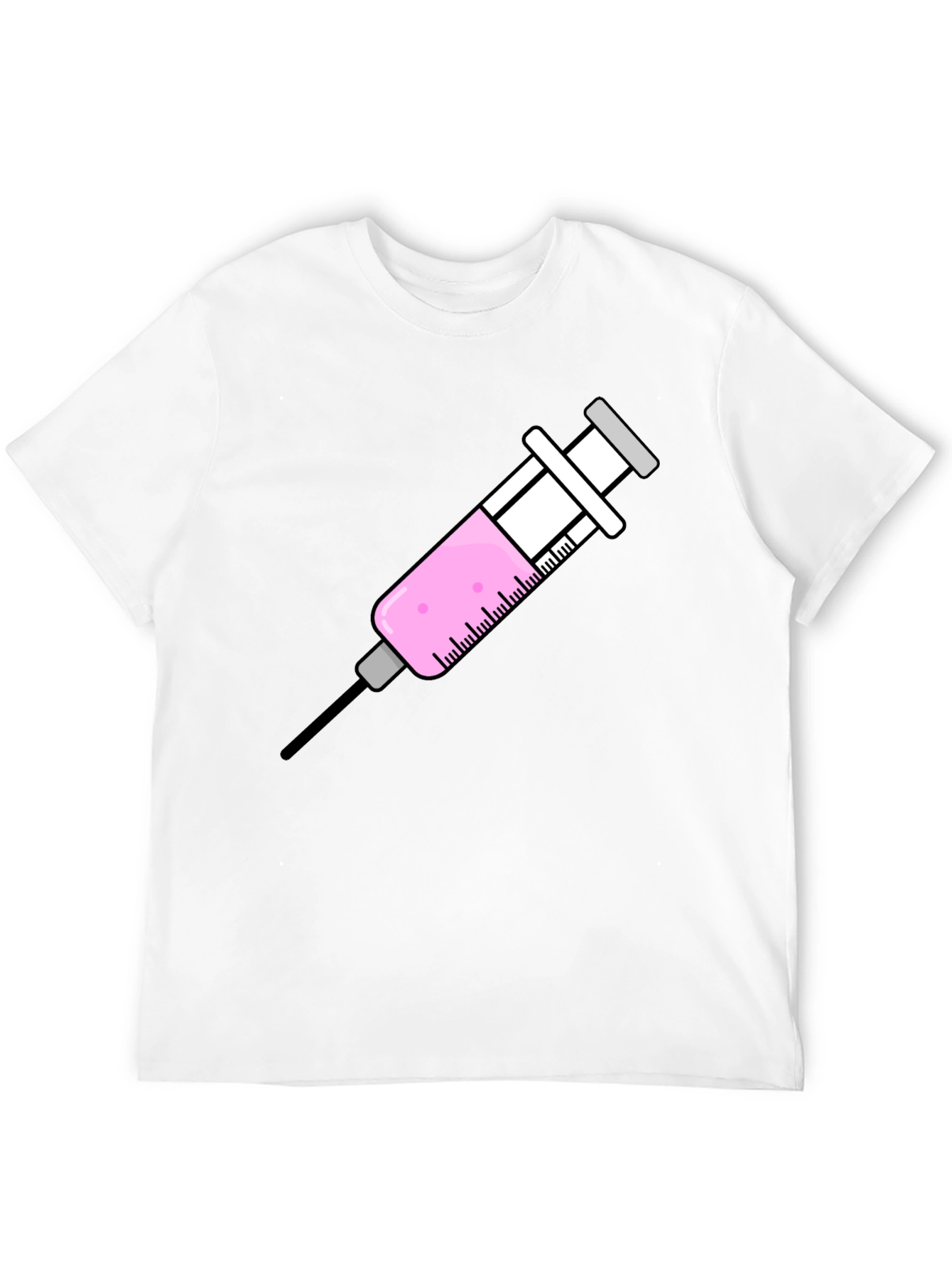 Syringe Graphic Tee - Novelty Design