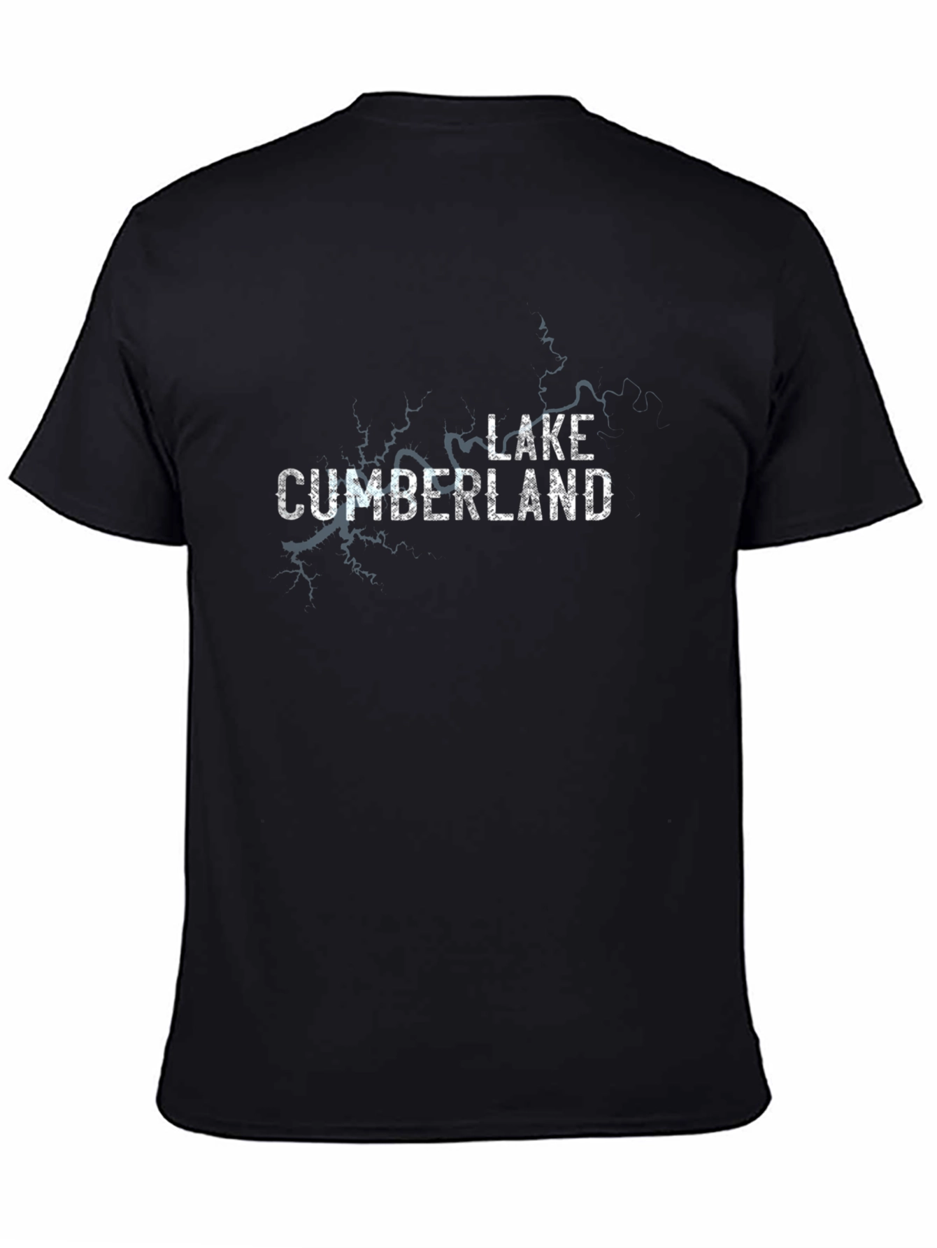 Lake Cumberland Graphic Tee - Black Cotton Blend