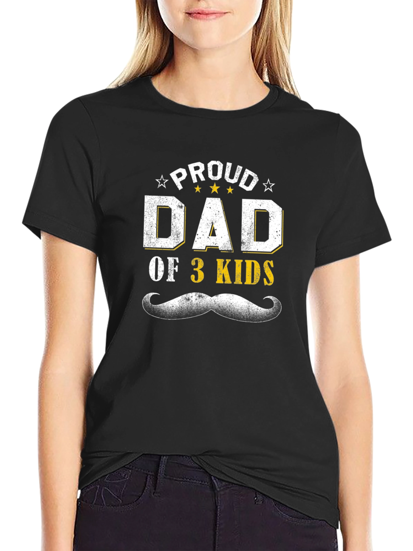 Proud Dad of 3 Kids T-Shirt