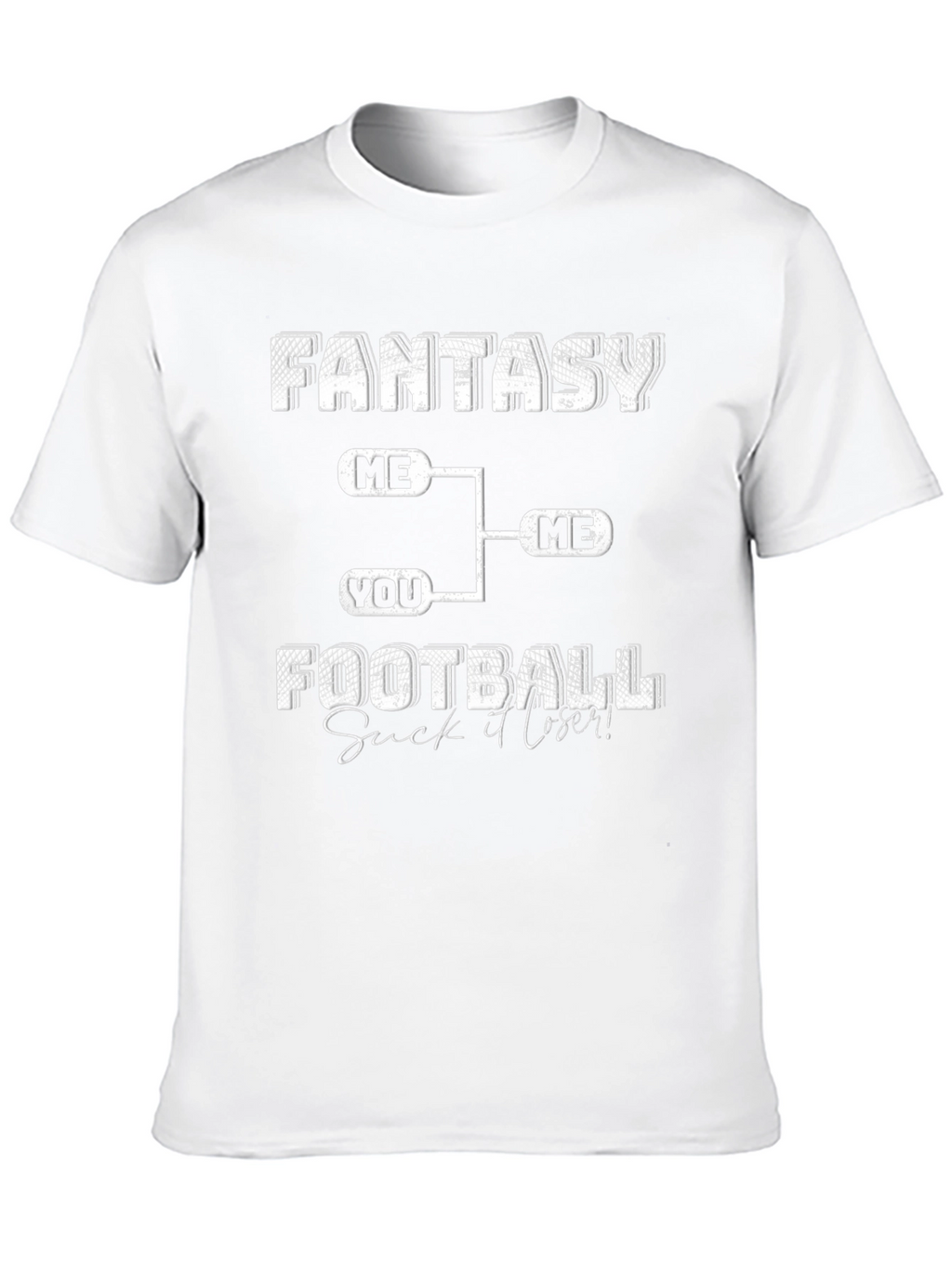 Fantasy Football Loser T-Shirt -  Black Cotton Tee