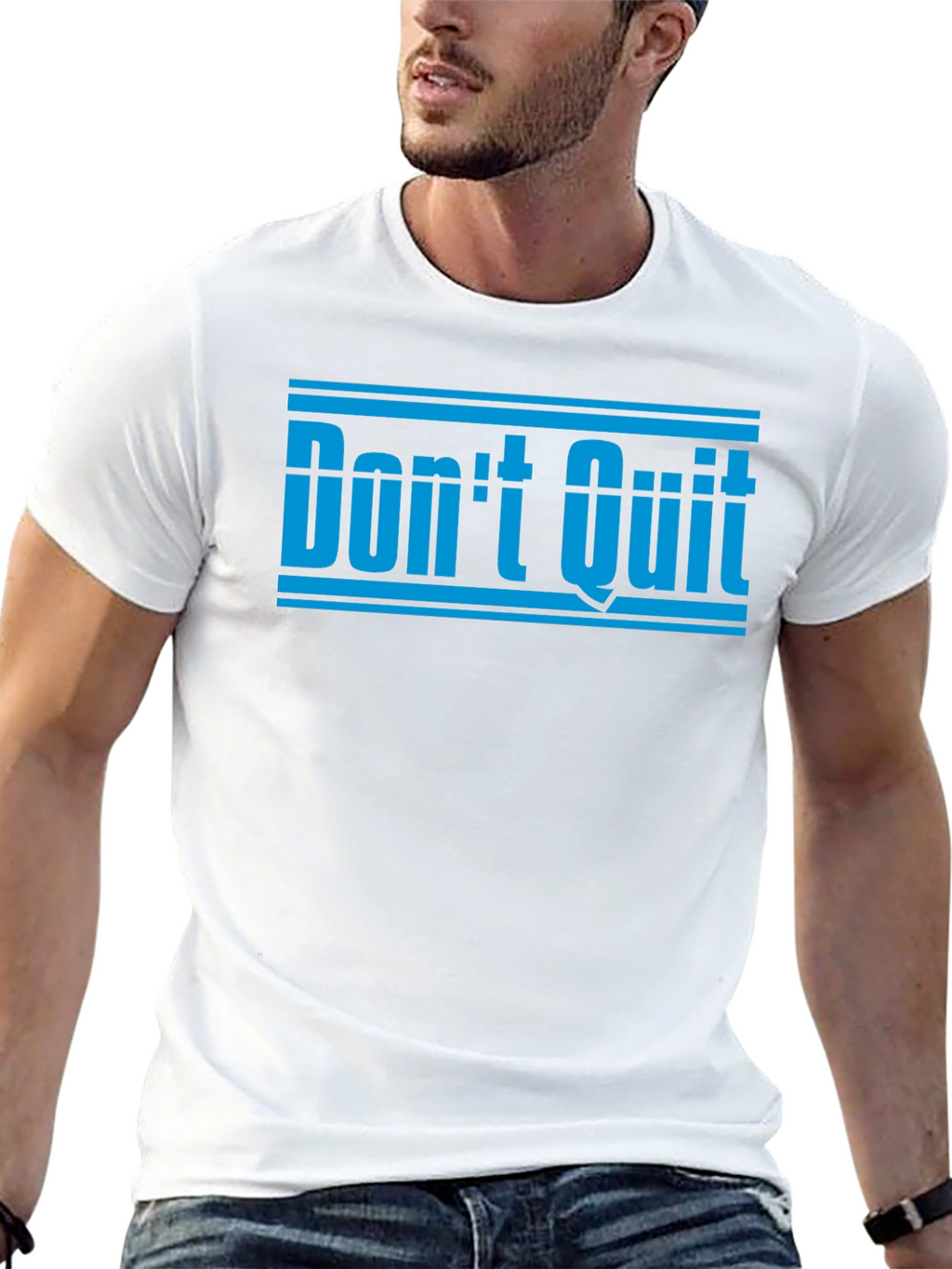 Dont Quit Motivation T-Shirt - Black