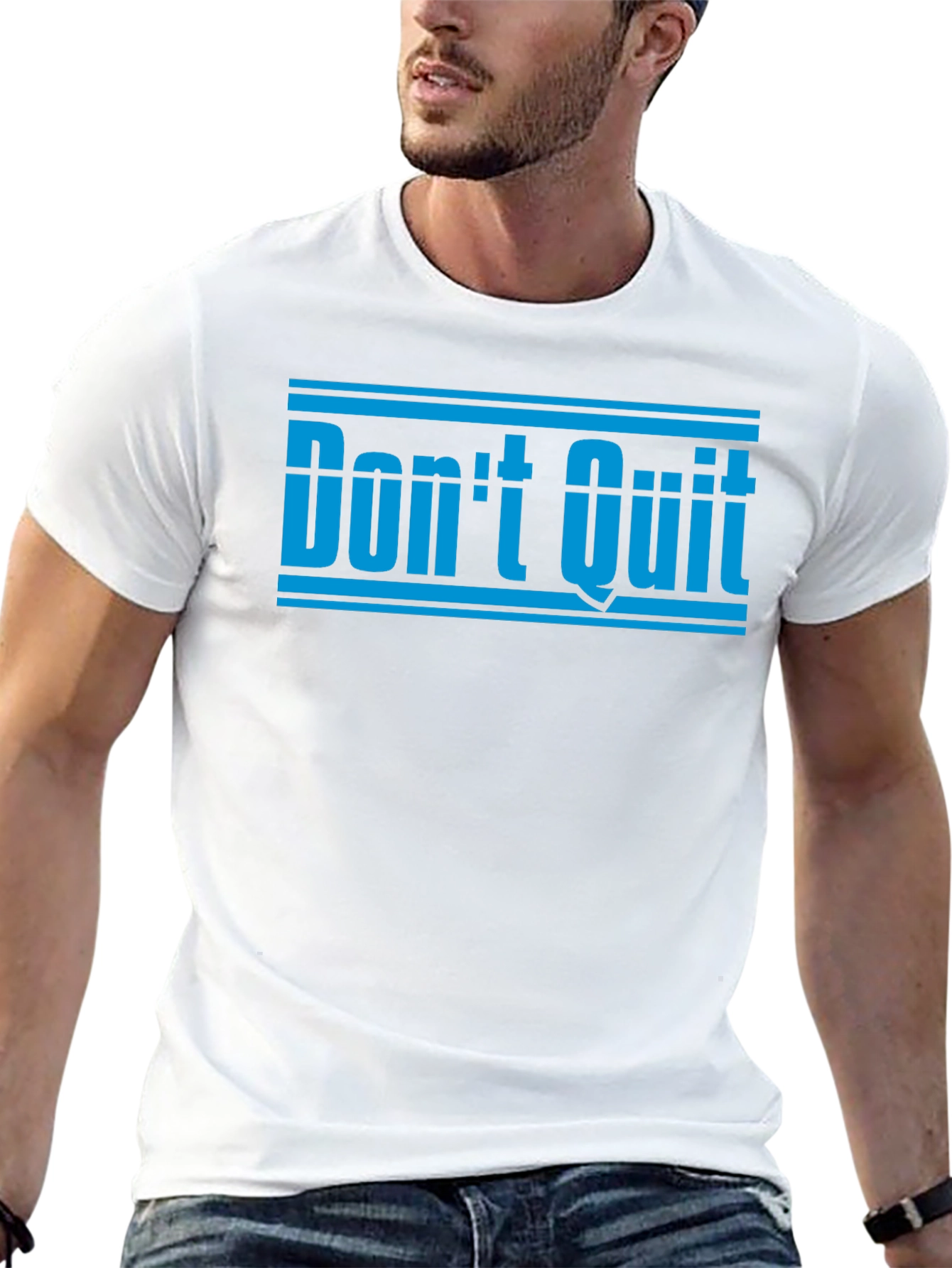 Dont Quit Motivation T-Shirt - Black