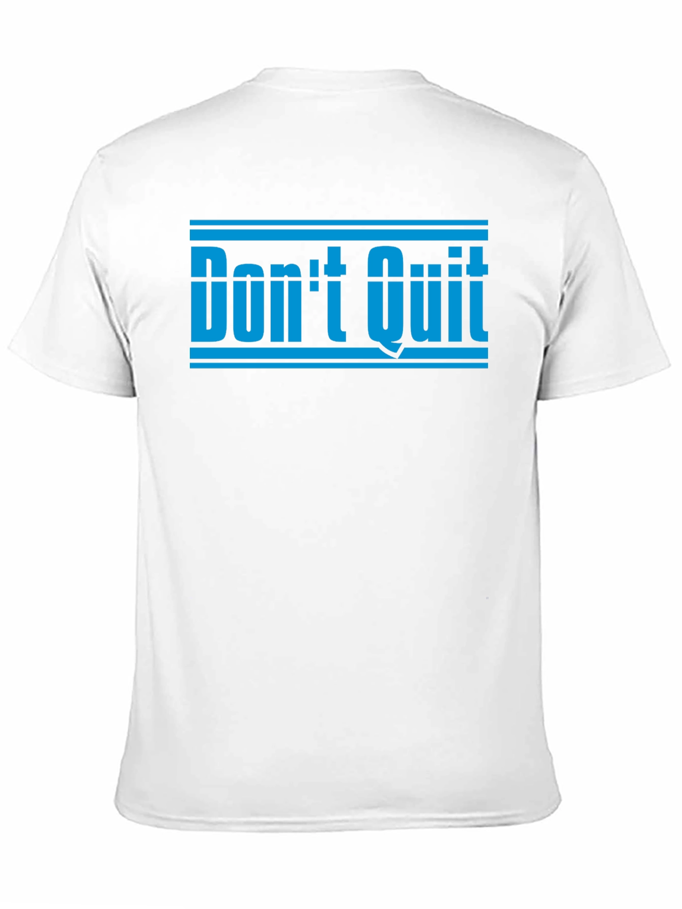 Dont Quit Motivation T-Shirt - Black