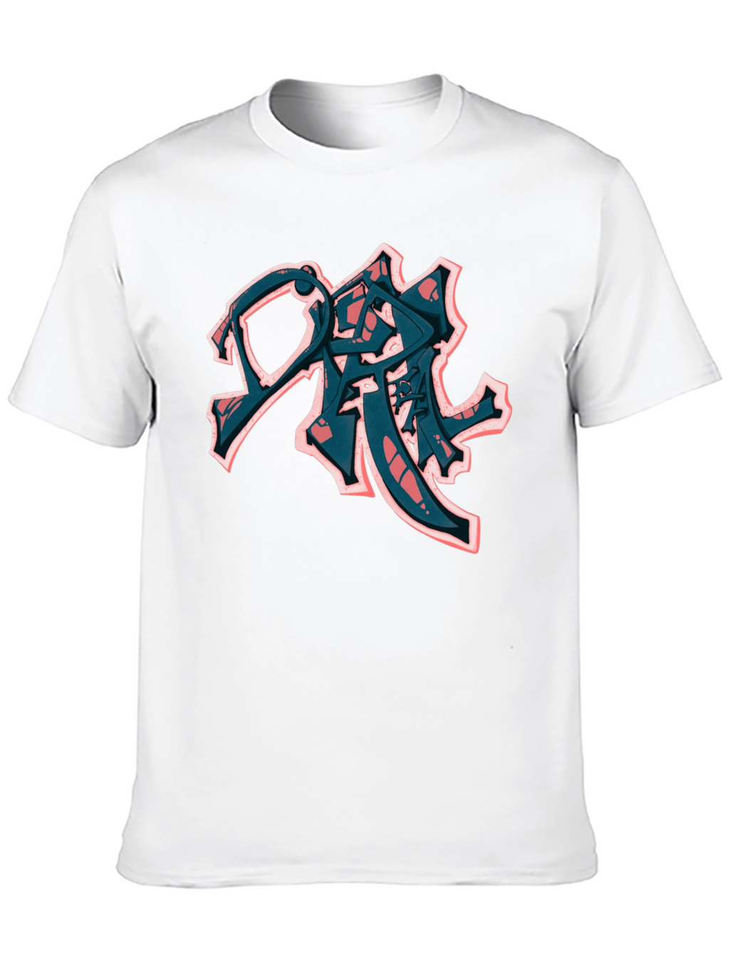 Urban Graffiti Style Black T-Shirt
