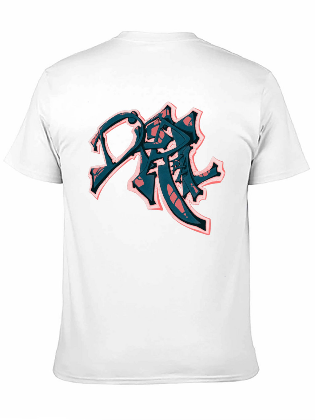 Urban Graffiti Style Black T-Shirt