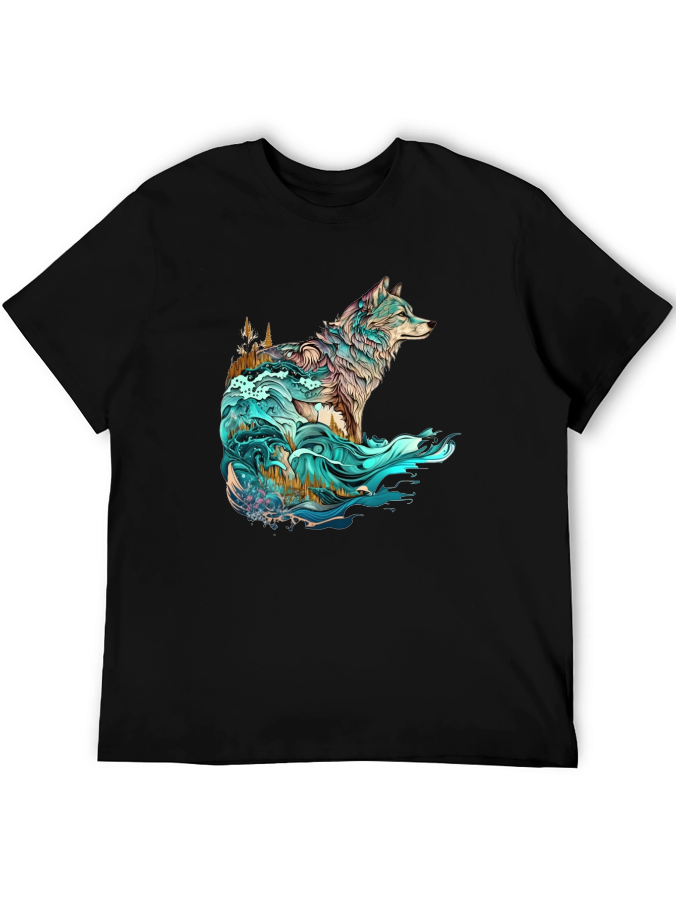 Wolf Spirit Graphic Tee - Nature Inspired Design