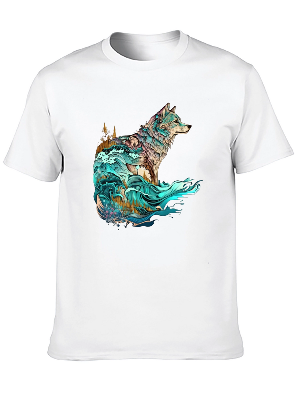 Wolf Spirit Graphic Tee - Nature Inspired Design