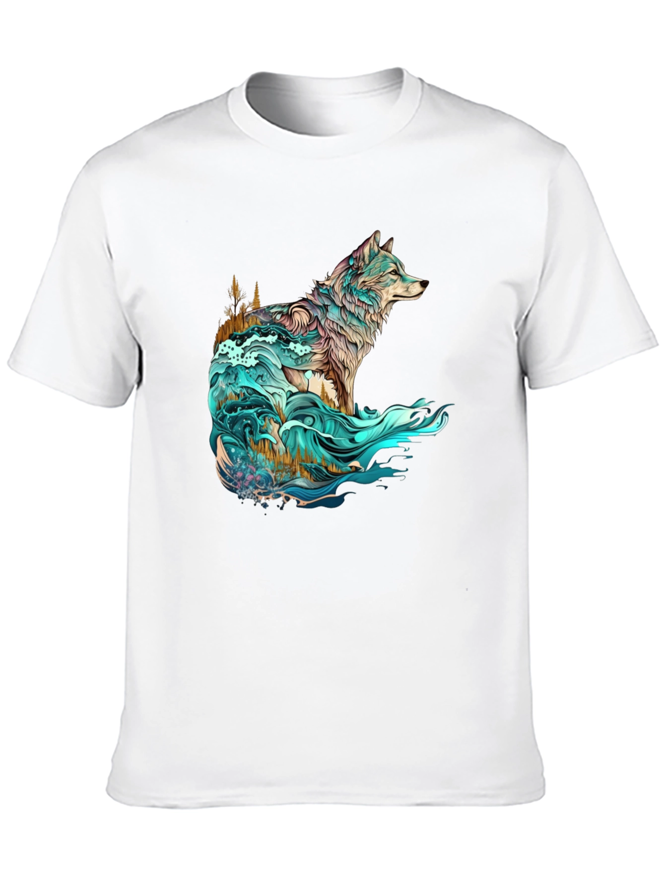 Wolf Spirit Graphic Tee - Nature Inspired Design
