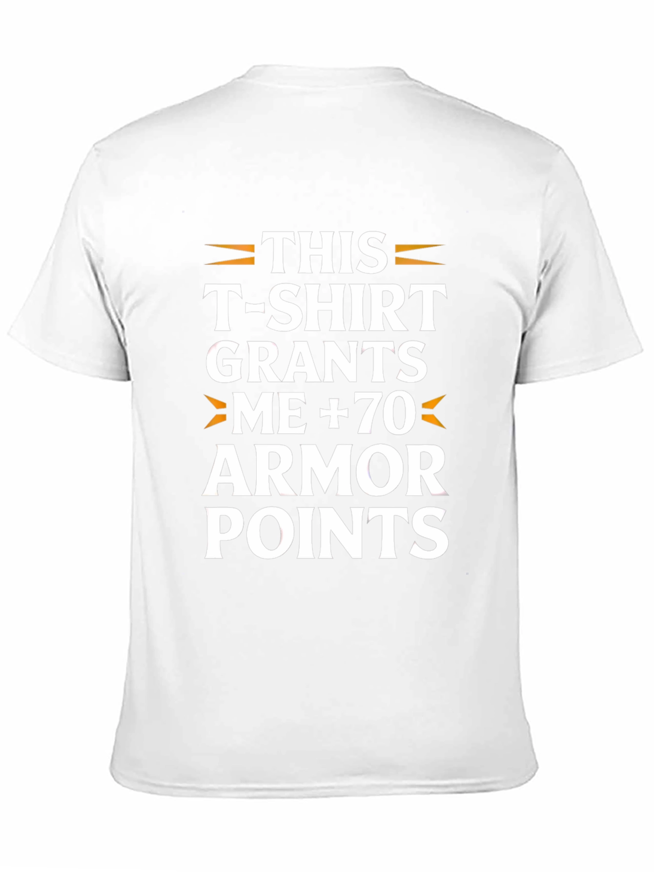 Humorous Armor Points Graphic T-Shirt