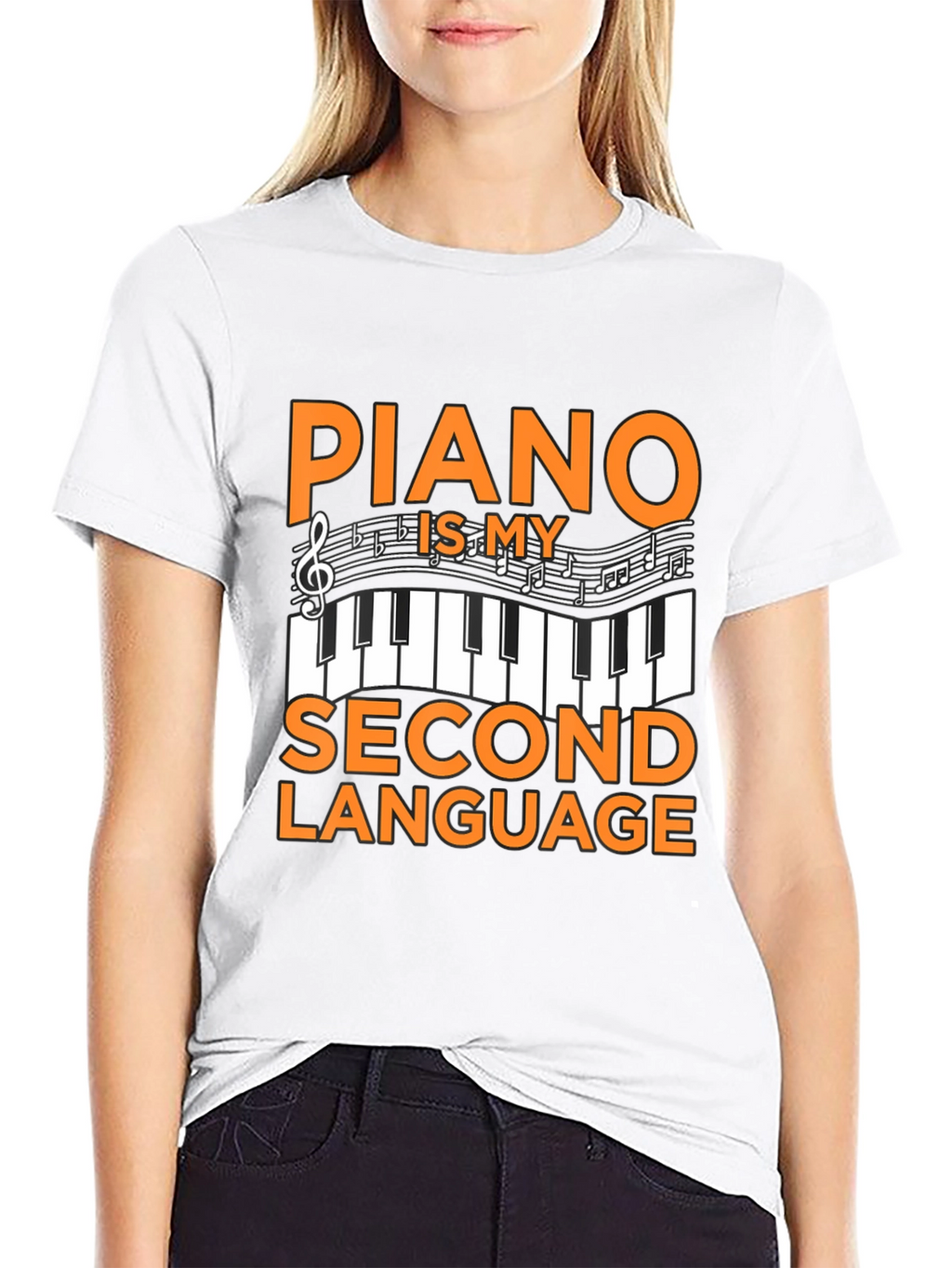 Piano Is My Second Language T-Shirt