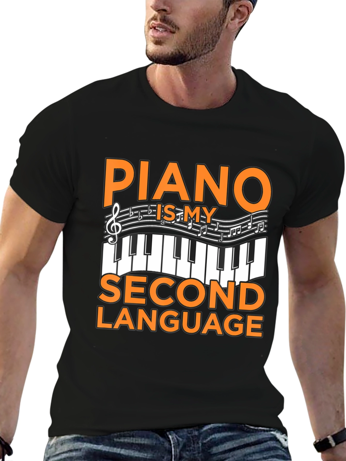 Piano Is My Second Language T-Shirt