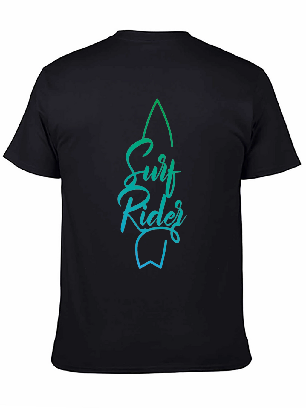 Surf Rider Graphic Tee - Stylish Black T-Shirt