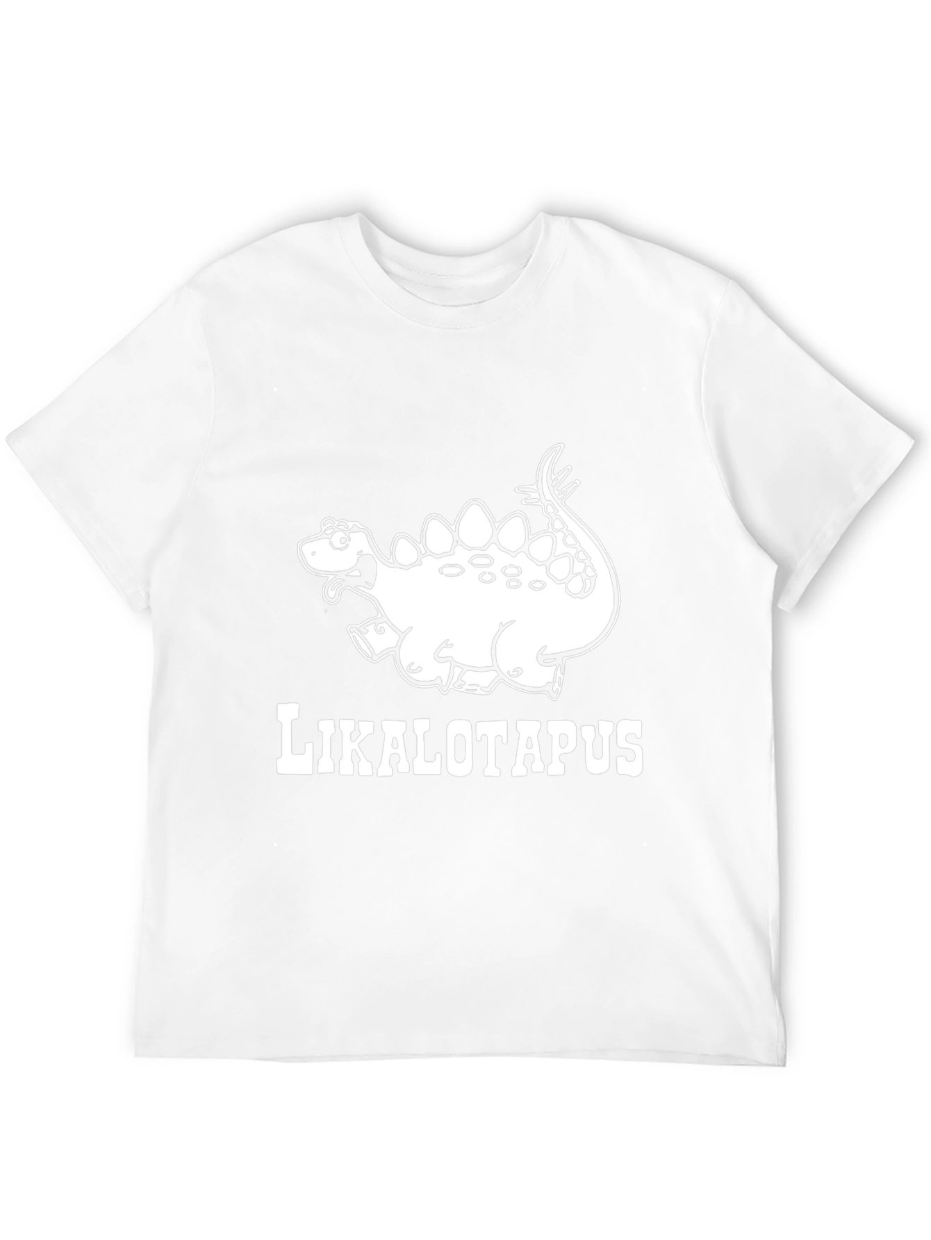 Likolotapus Dinosaur Graphic Black T-Shirt