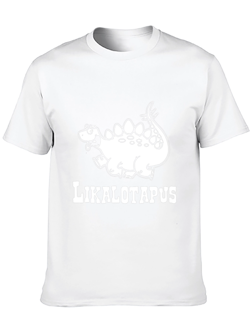 Likolotapus Dinosaur Graphic Black T-Shirt