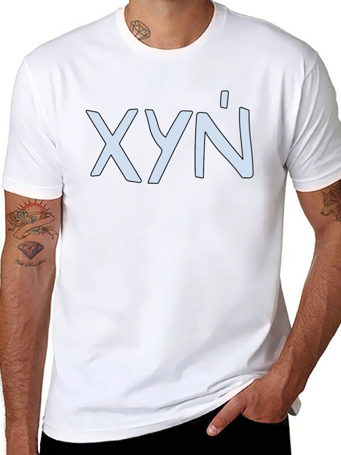 Trendy XYN Graphic Tee - Stylish and Comfortable