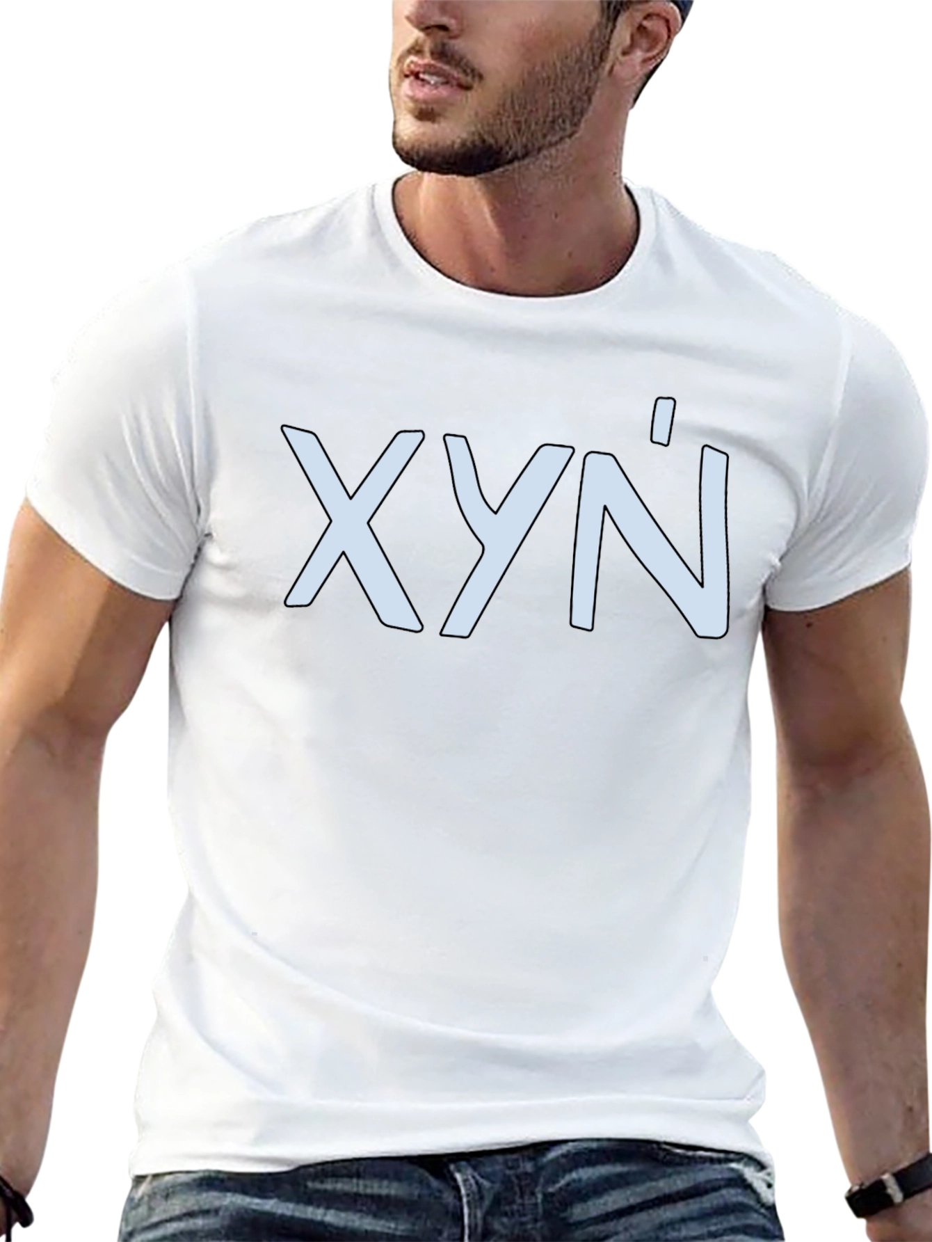 Trendy XYN Graphic Tee - Stylish and Comfortable