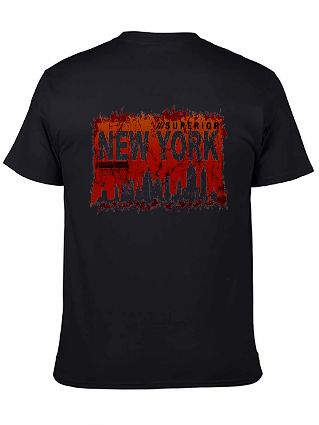 Superior New York Skyline Graphic T-Shirt