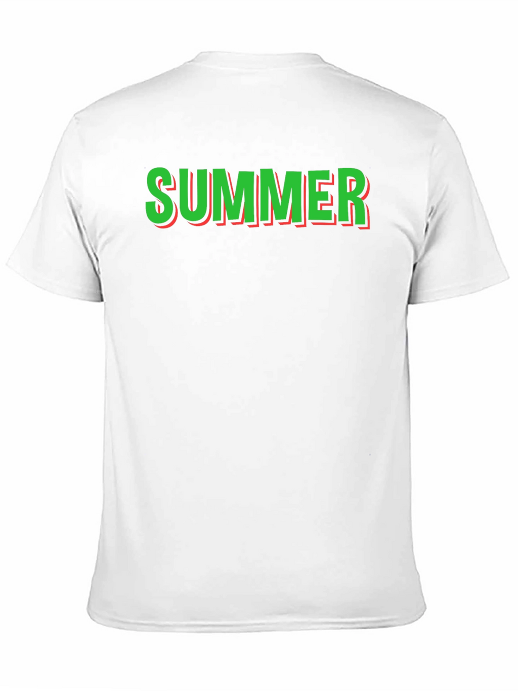 Summer Graphic Tee - Black Cotton T-Shirt