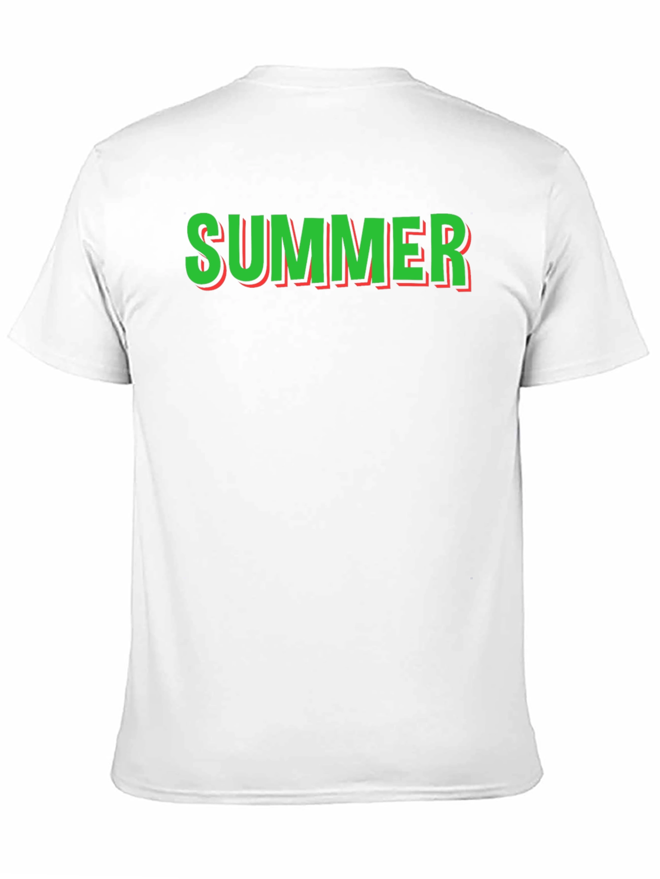 Summer Graphic Tee - Black Cotton T-Shirt