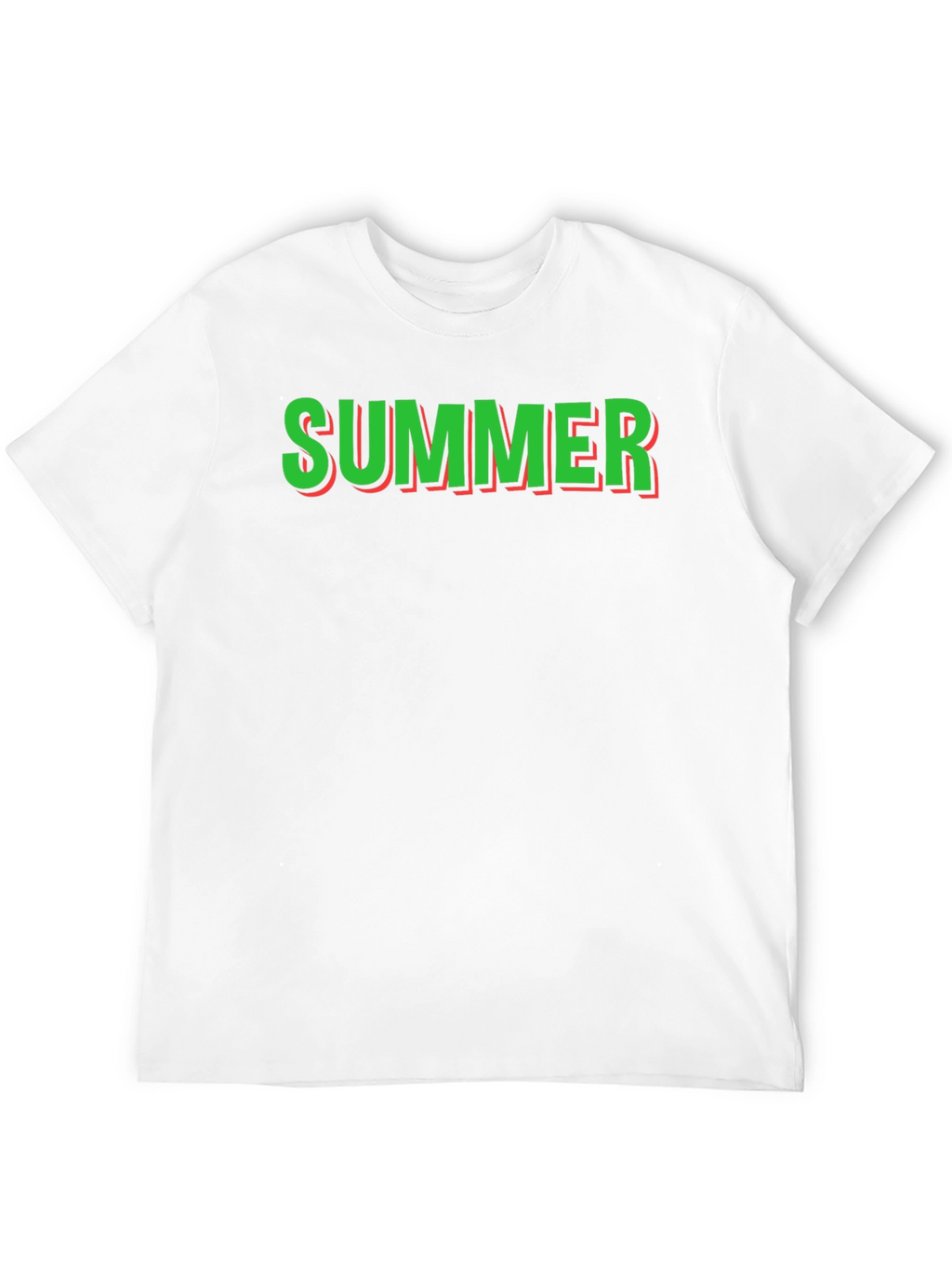 Summer Graphic Tee - Black Cotton T-Shirt