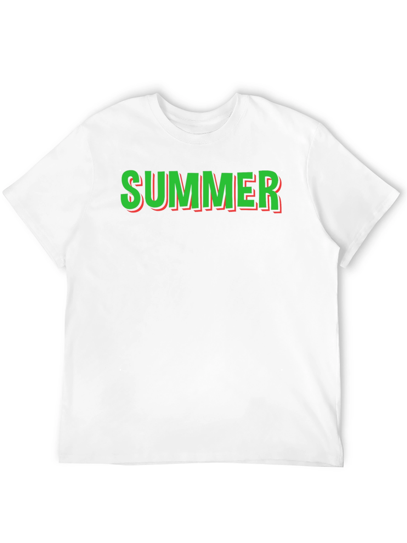 Summer Graphic Tee - Black Cotton T-Shirt