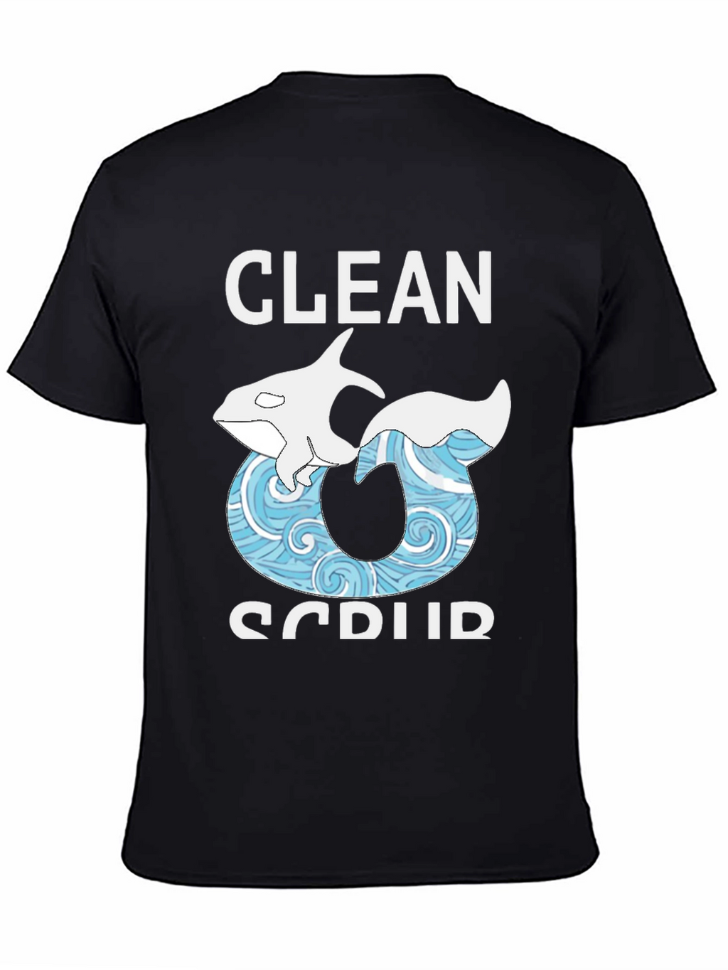 Clean & Scrub Orca Graphic Tee