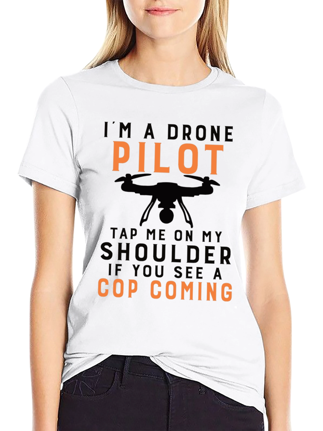 Drone Pilot Novelty Graphic Tee