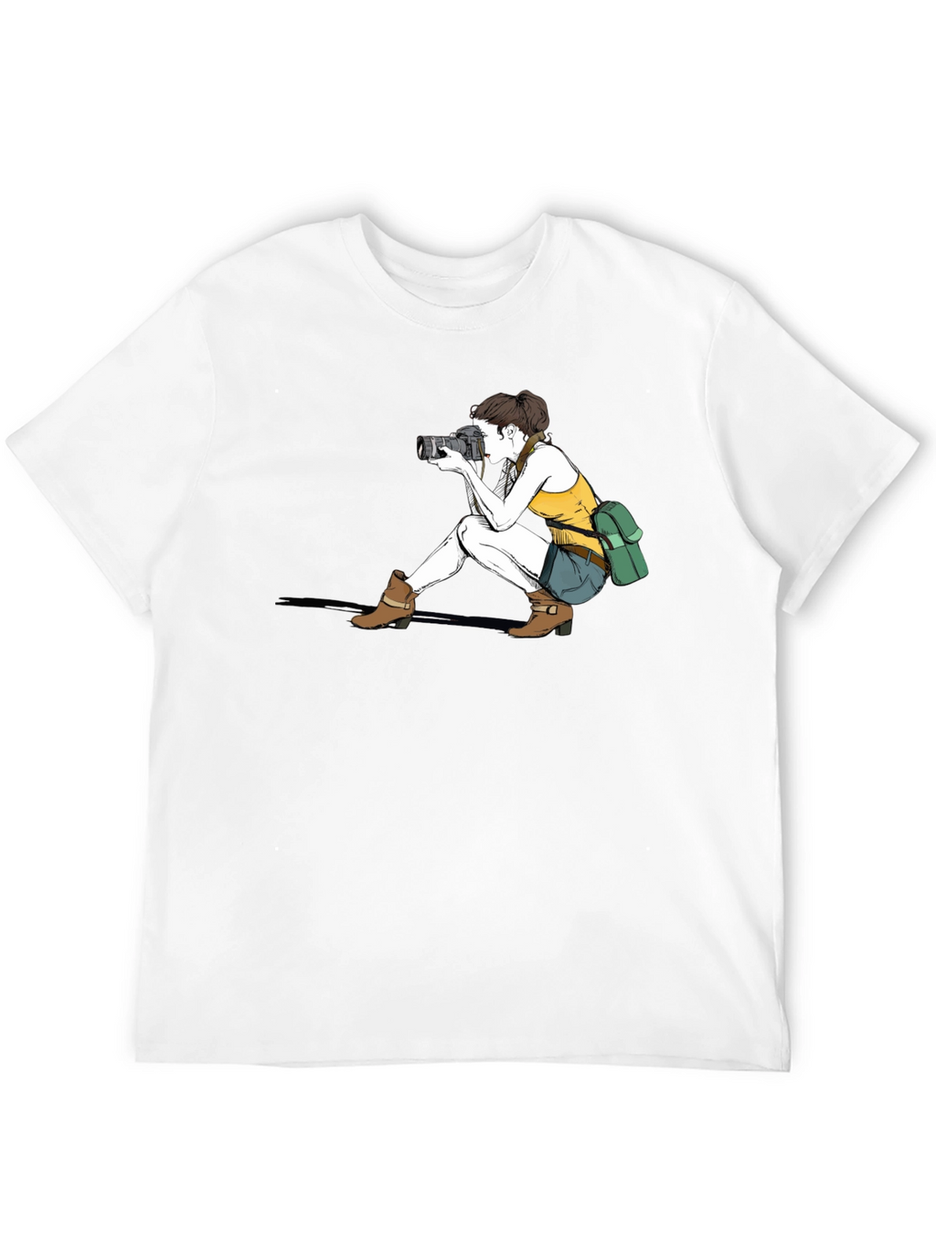 Photographer Graphic Black T-Shirt