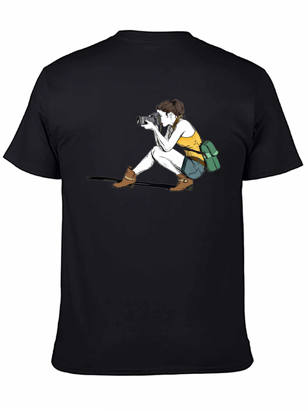 Photographer Graphic Black T-Shirt
